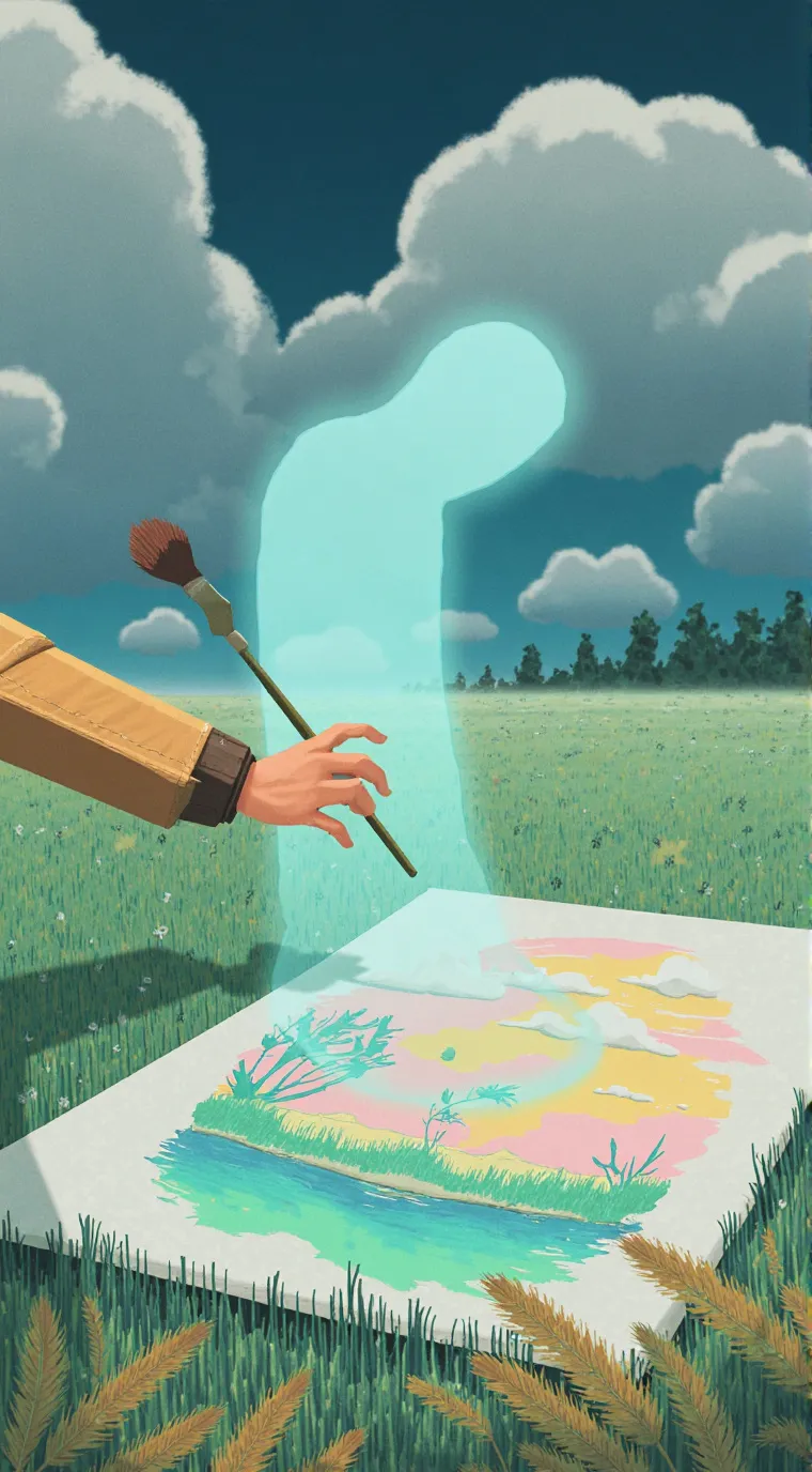 ai character: Enfocar background