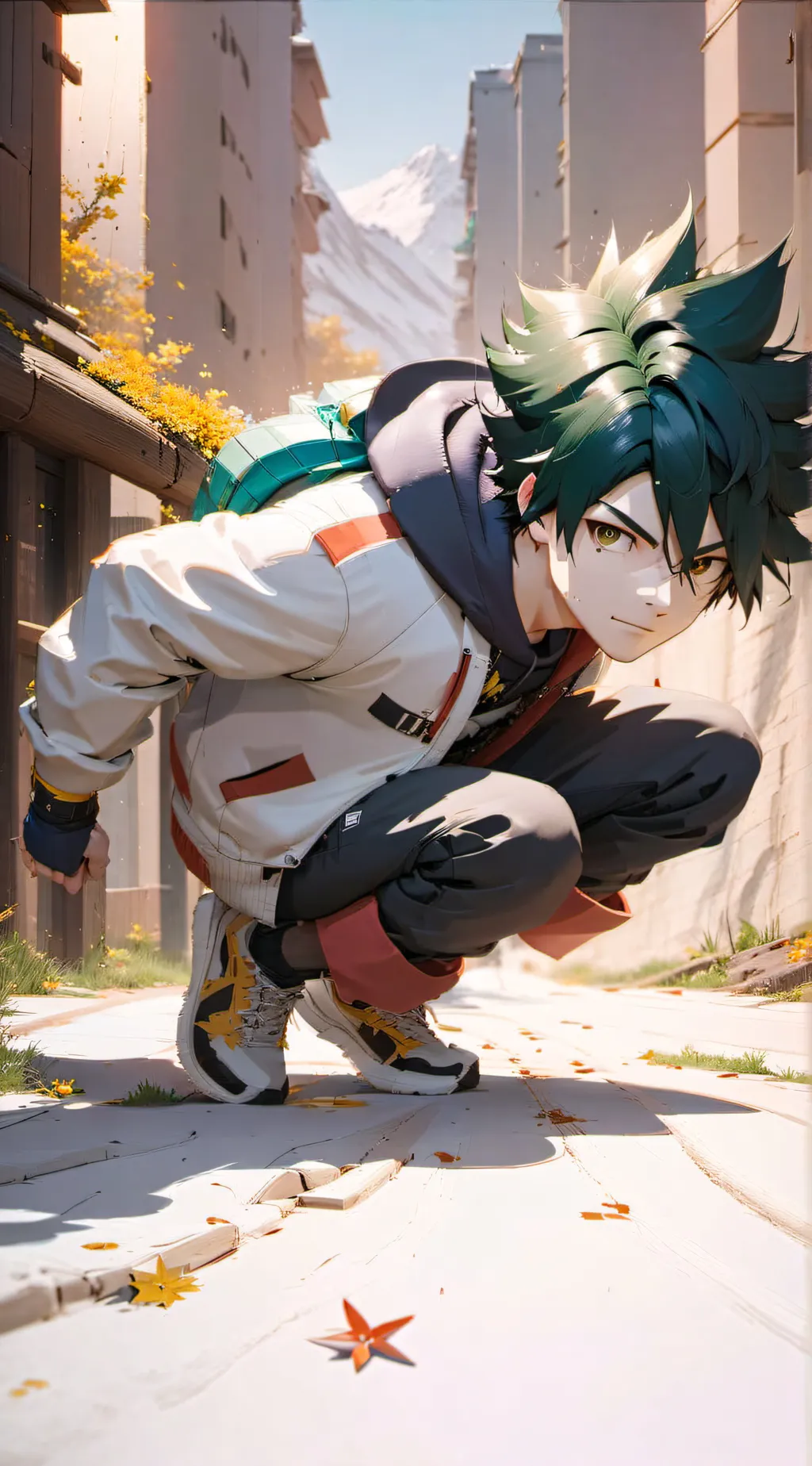 ai character: Mha background