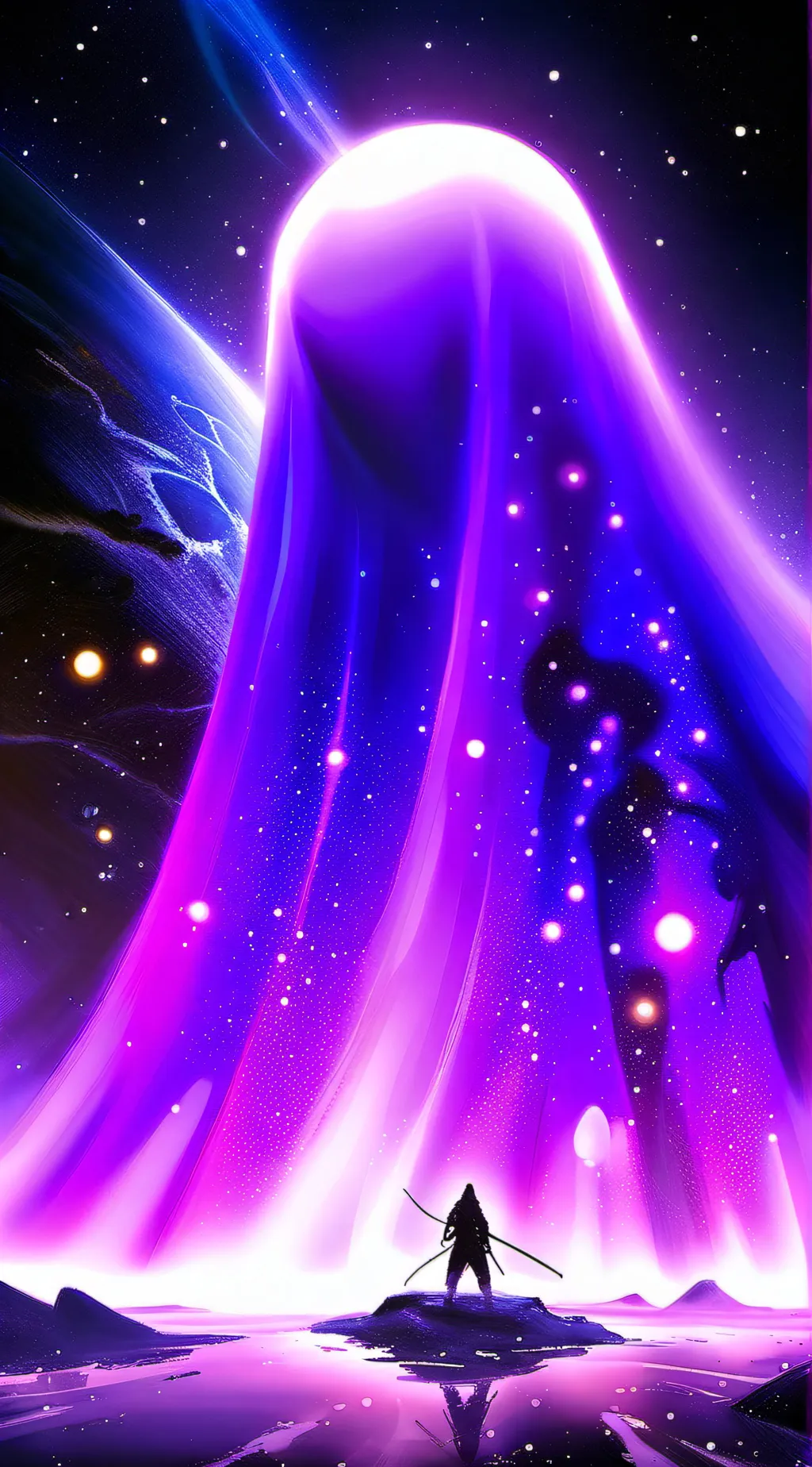 ai character: boykisser tsnami background