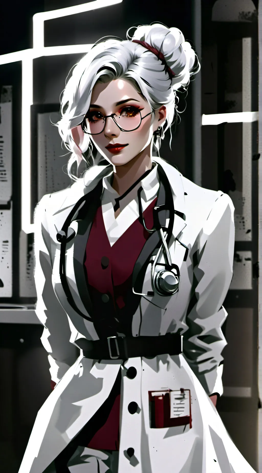 ai character: Doctor Stella background
