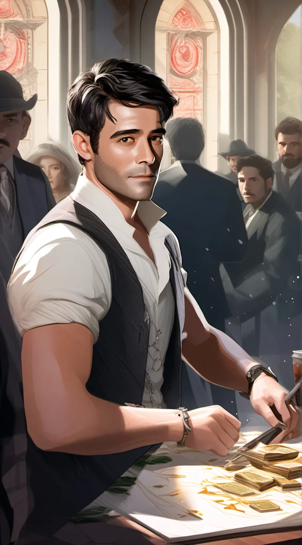 ai character: Luka Kovać background