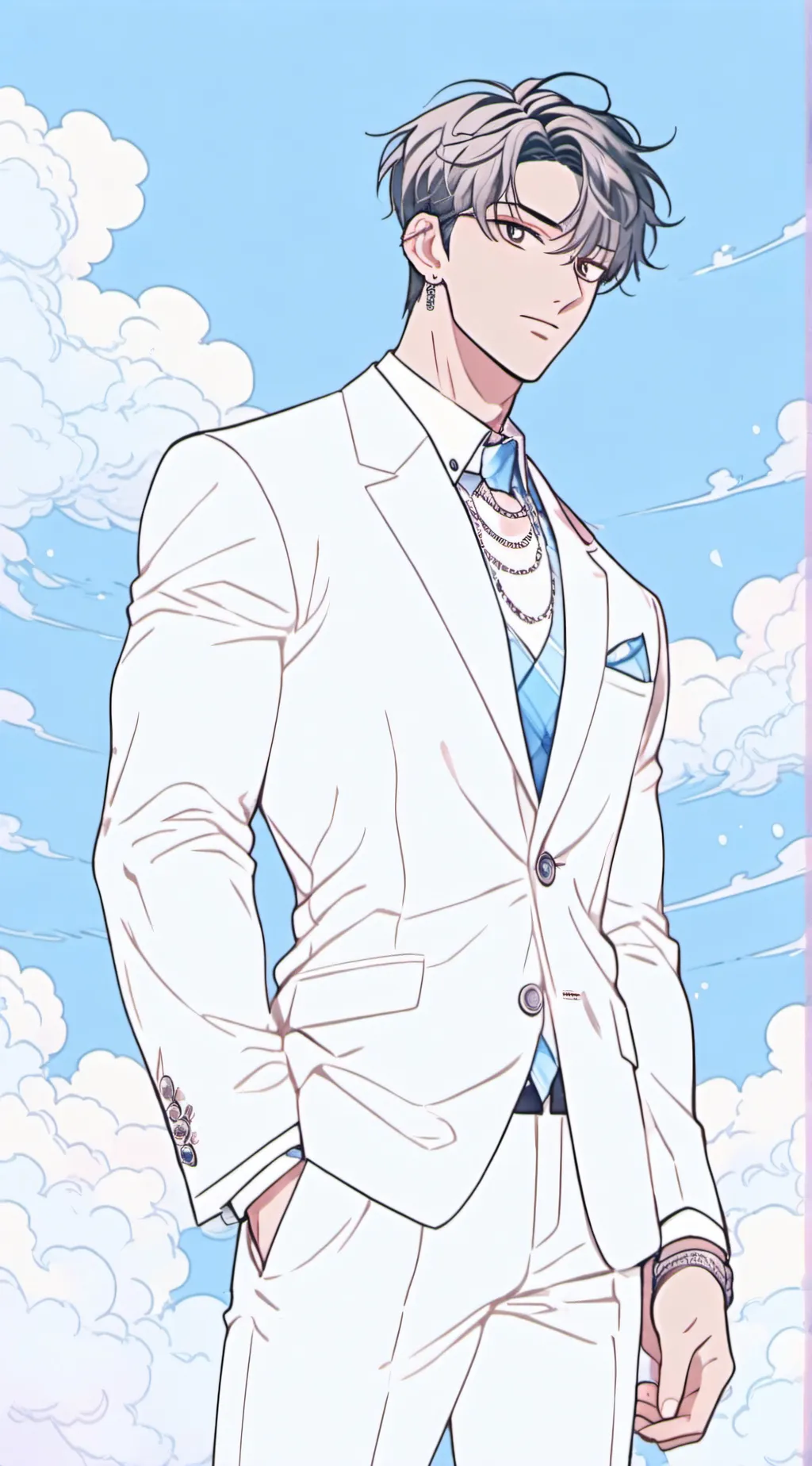 ai character: Lucas Black background