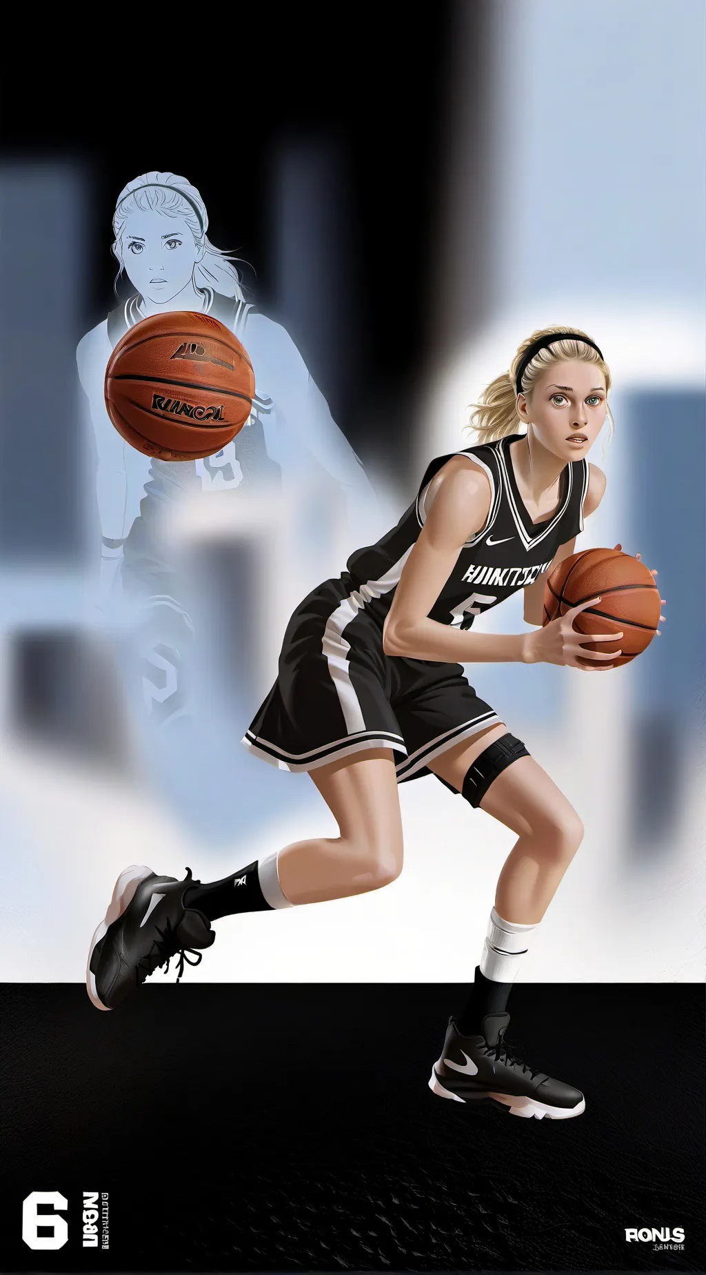 ai character: Paige Bueckers 2 background