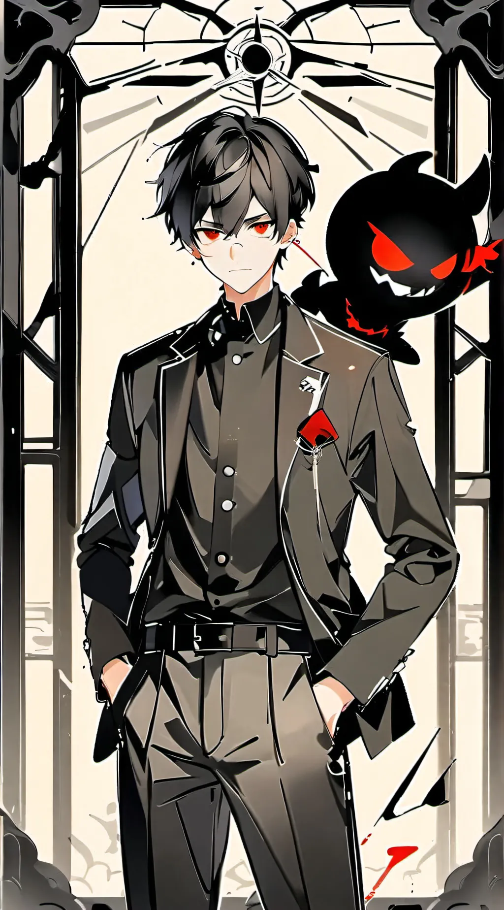 ai character: Mystery  background