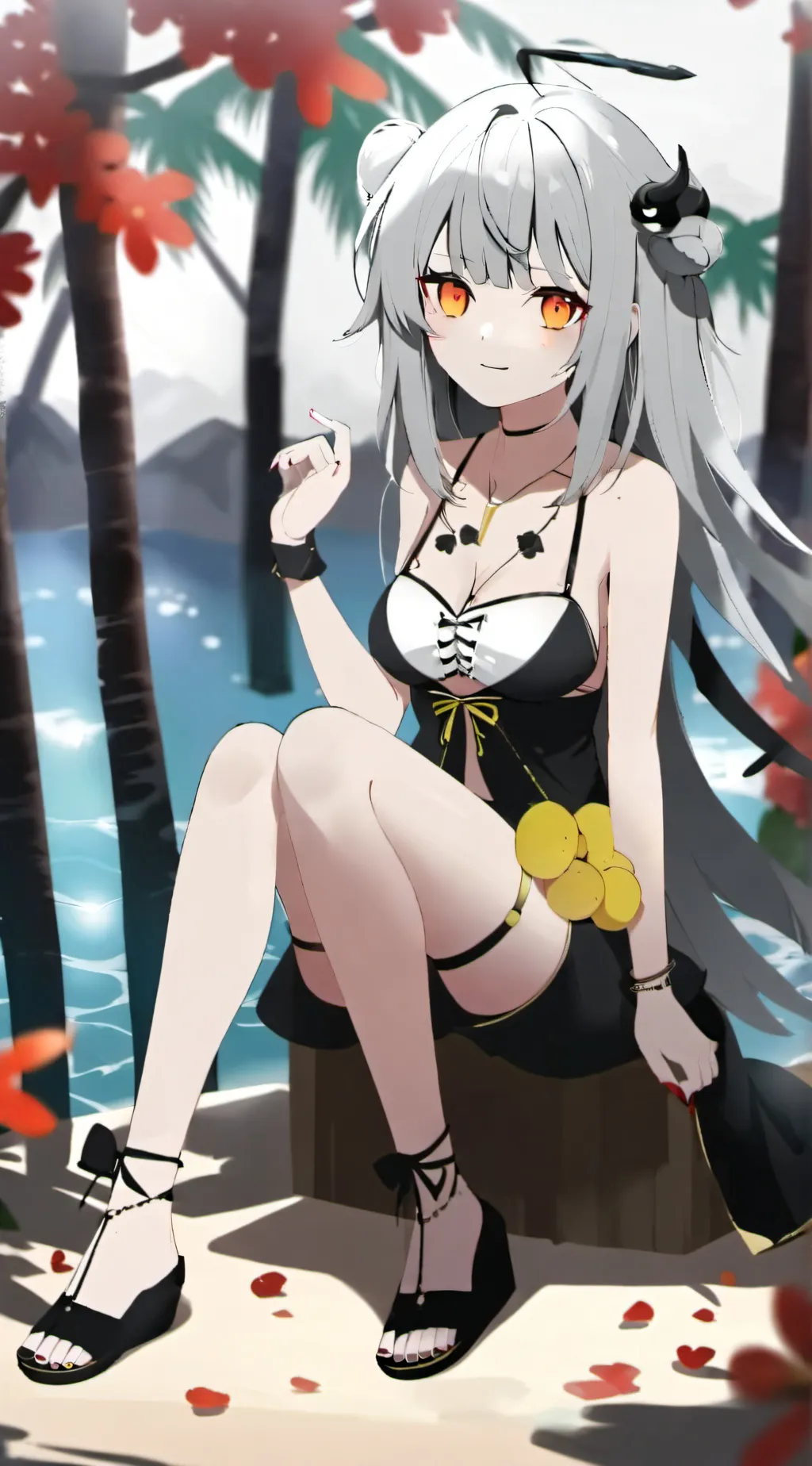 ai character: Bikini Girl background