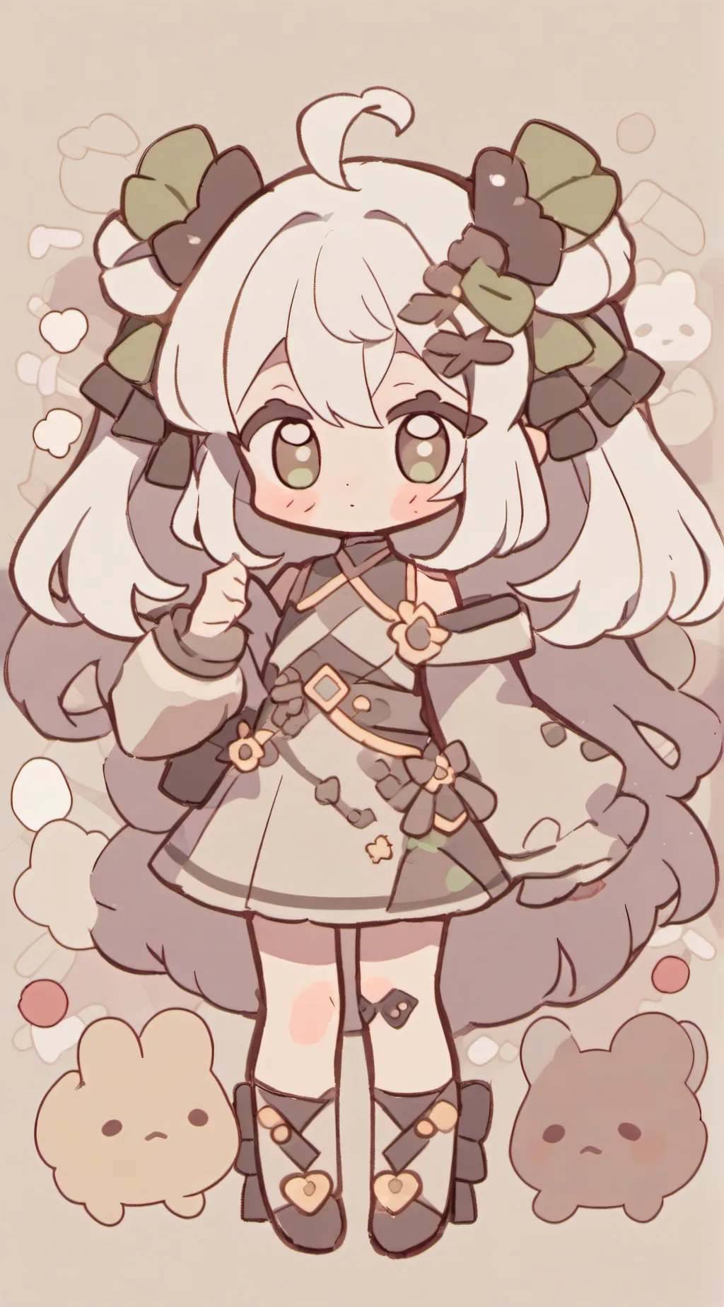 ai character: Welcome elementals background