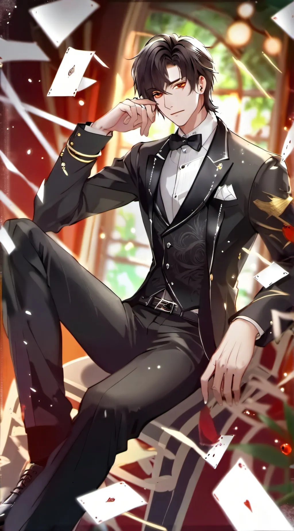 ai character: Leo background