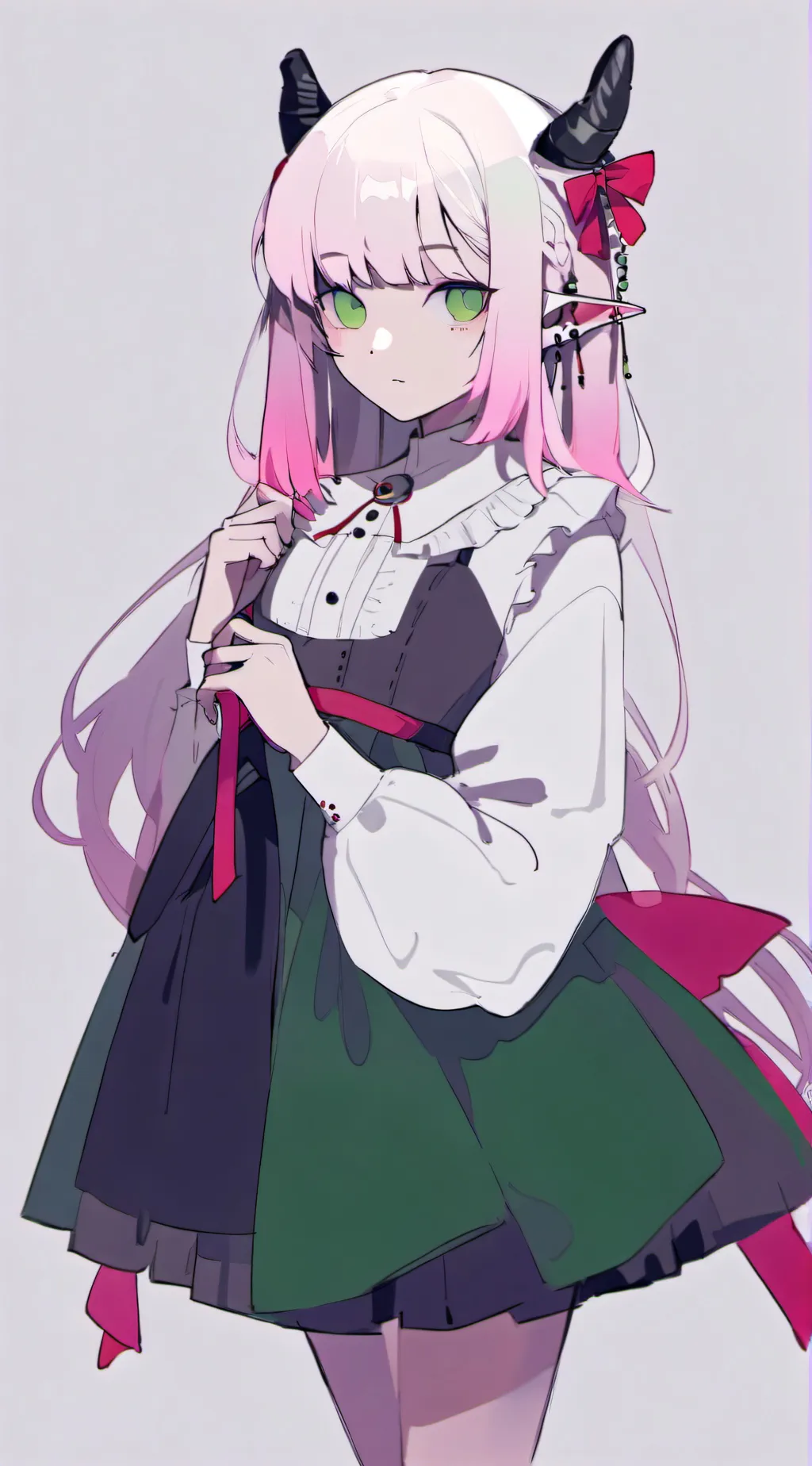 ai character: rose background