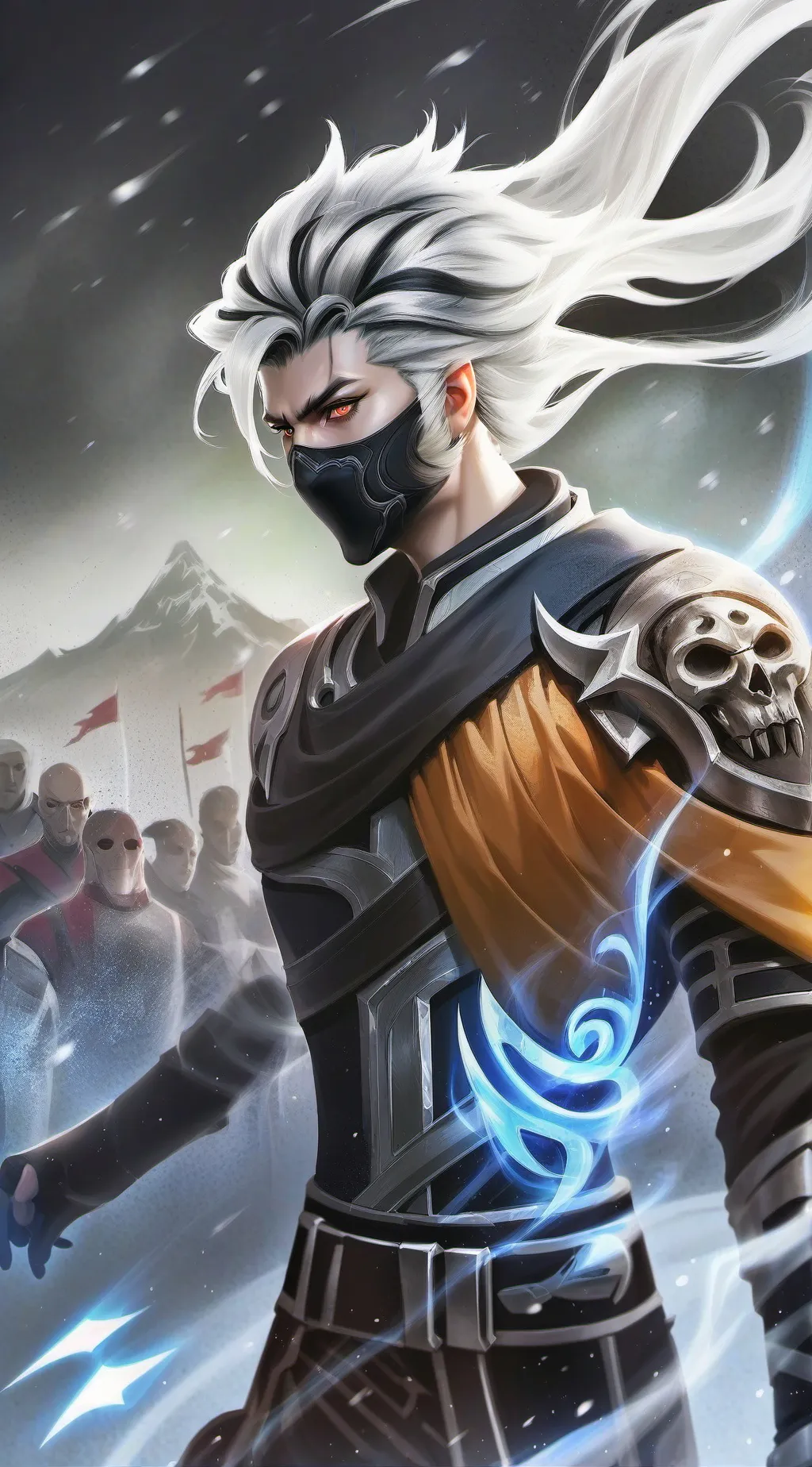 ai character: mha horror background