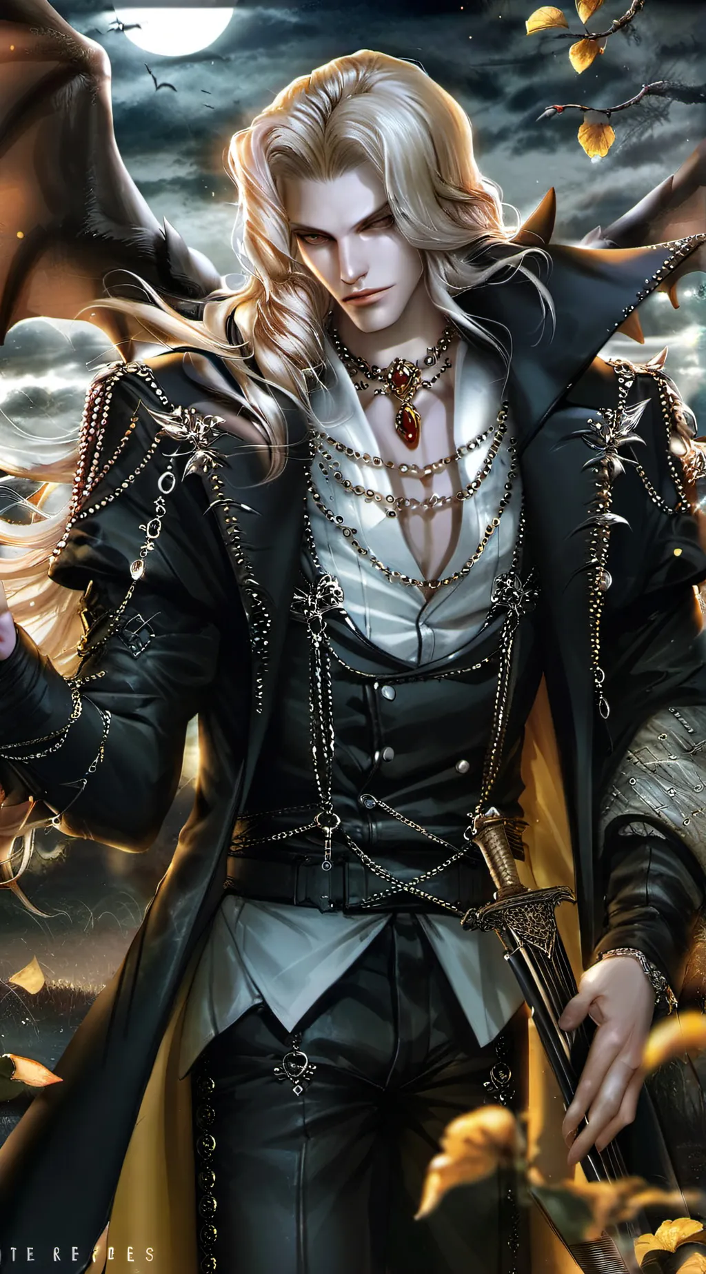 ai character: Yandere Alucard  background