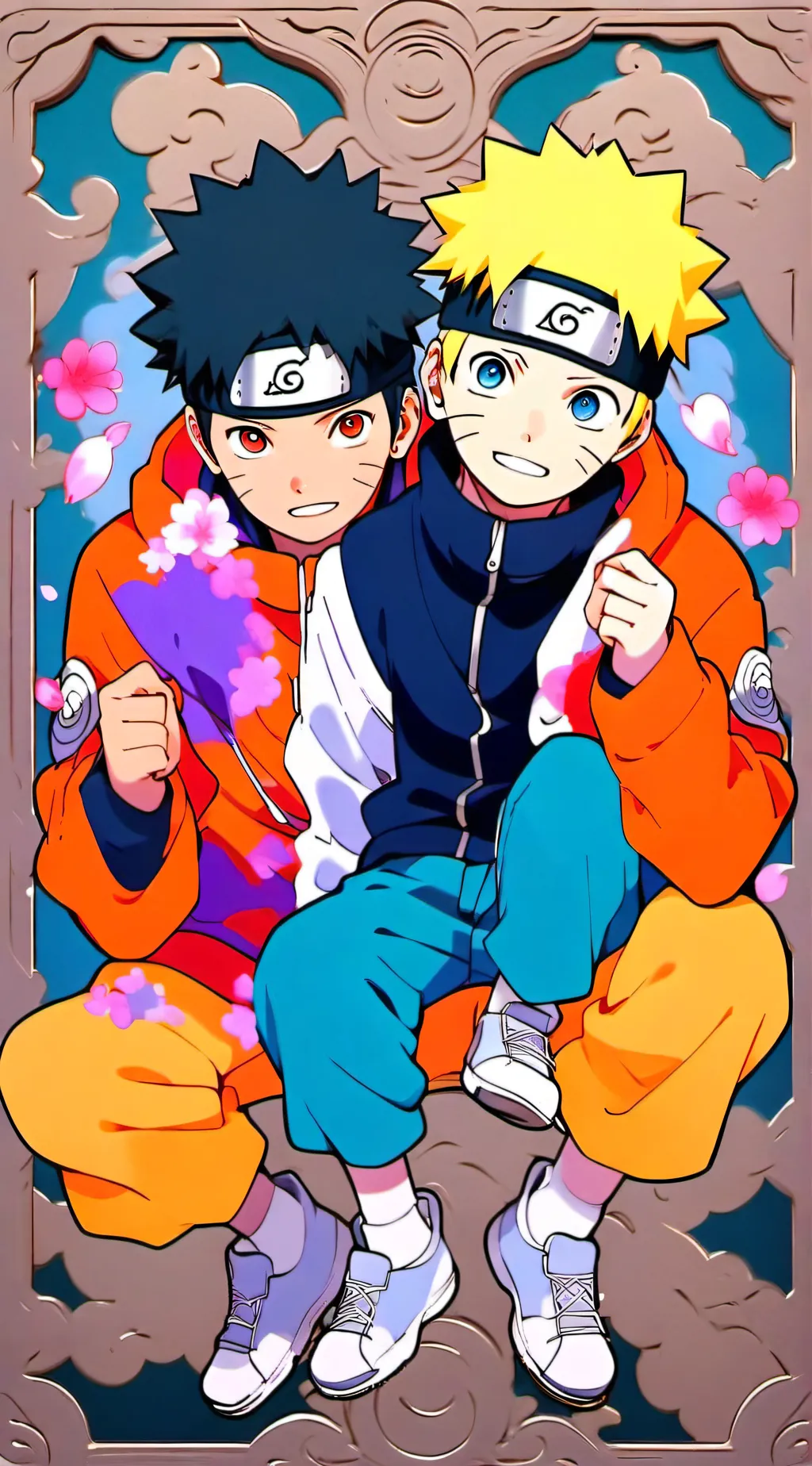 ai character: NARUTO UZUMAKI! background