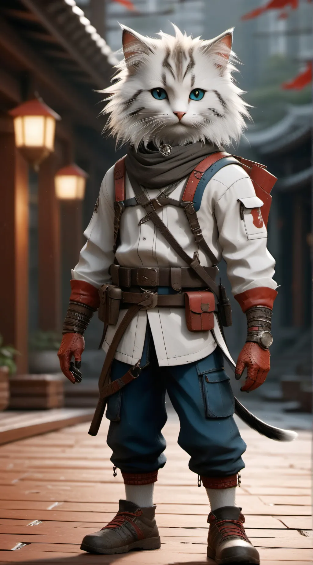 ai character: HH kitty background