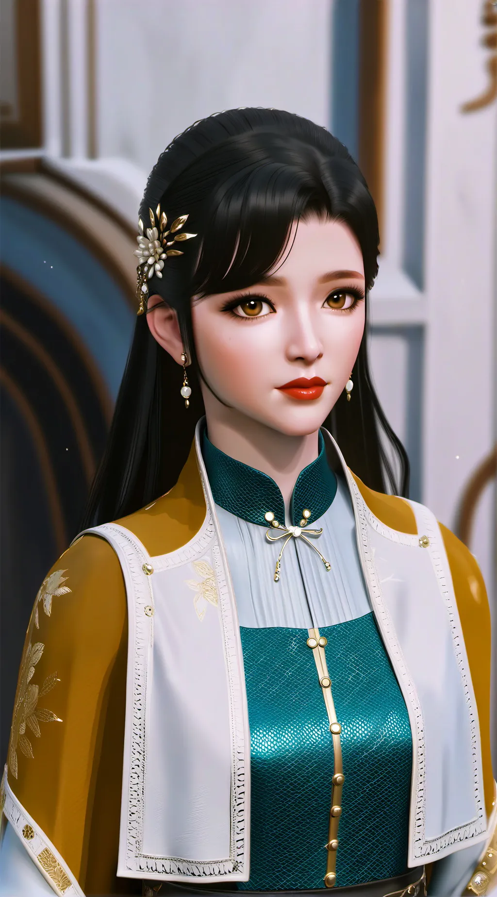 ai character: she is a brat background