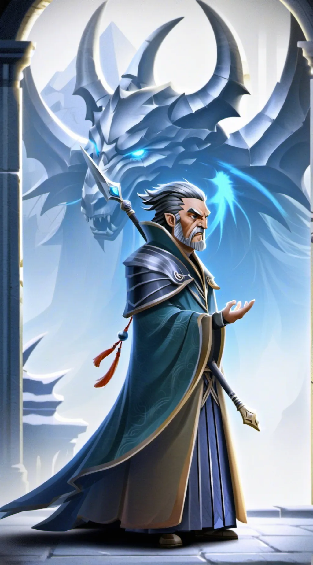 ai character: Hogwarts  background