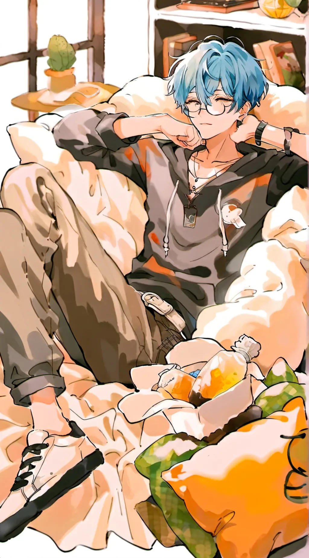 ai character: AJAX  background