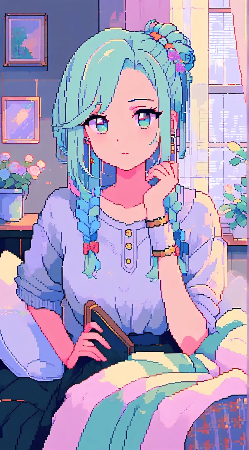 ai character: Amy Garcia  background