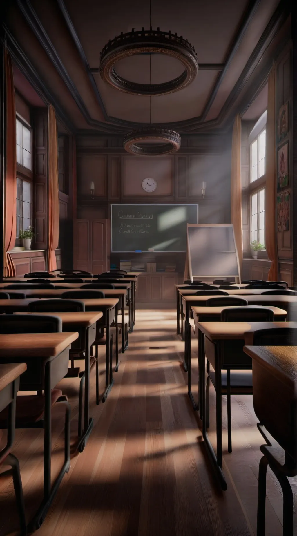ai character: Classroom background