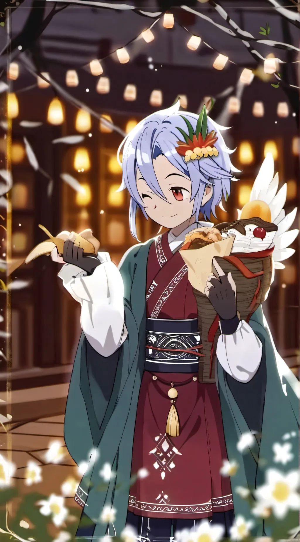 ai character: bleach high background