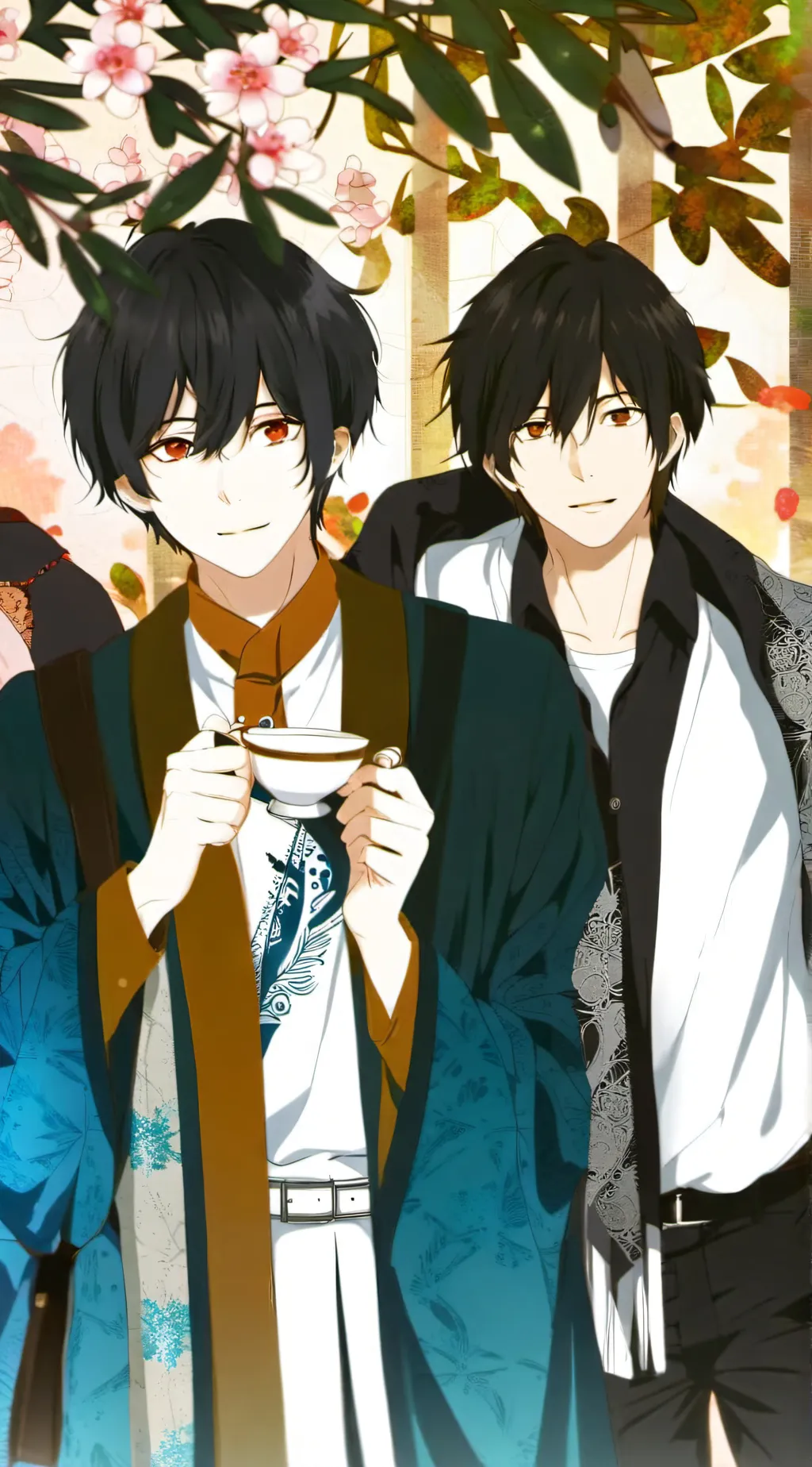 ai character: Andrew and Liam background