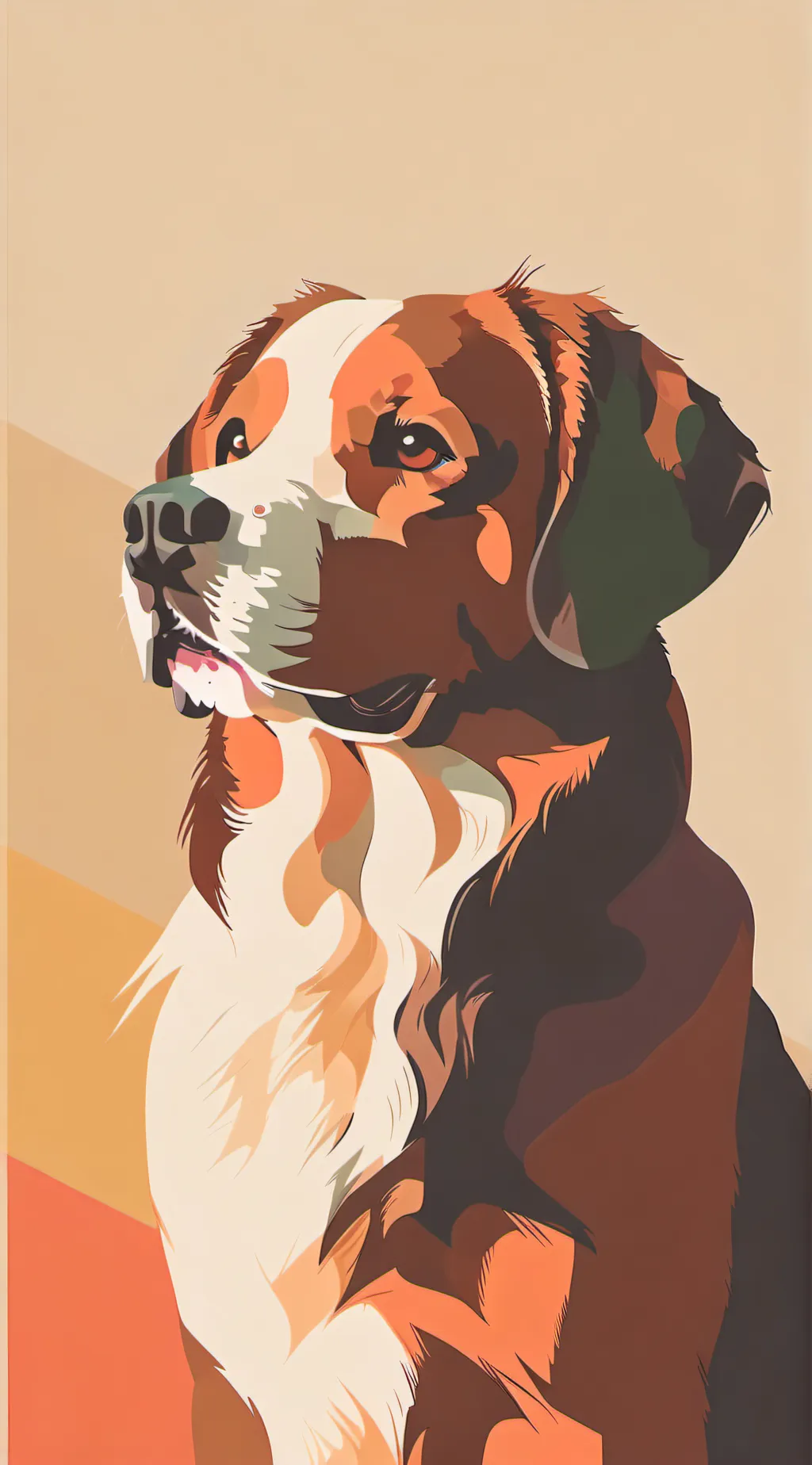 ai character: Amber background