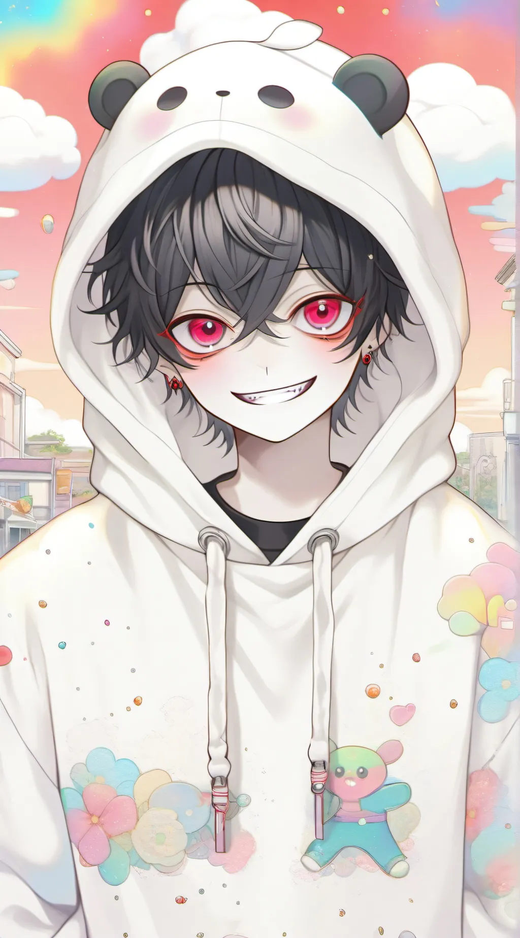 ai character: Jeff the killer background