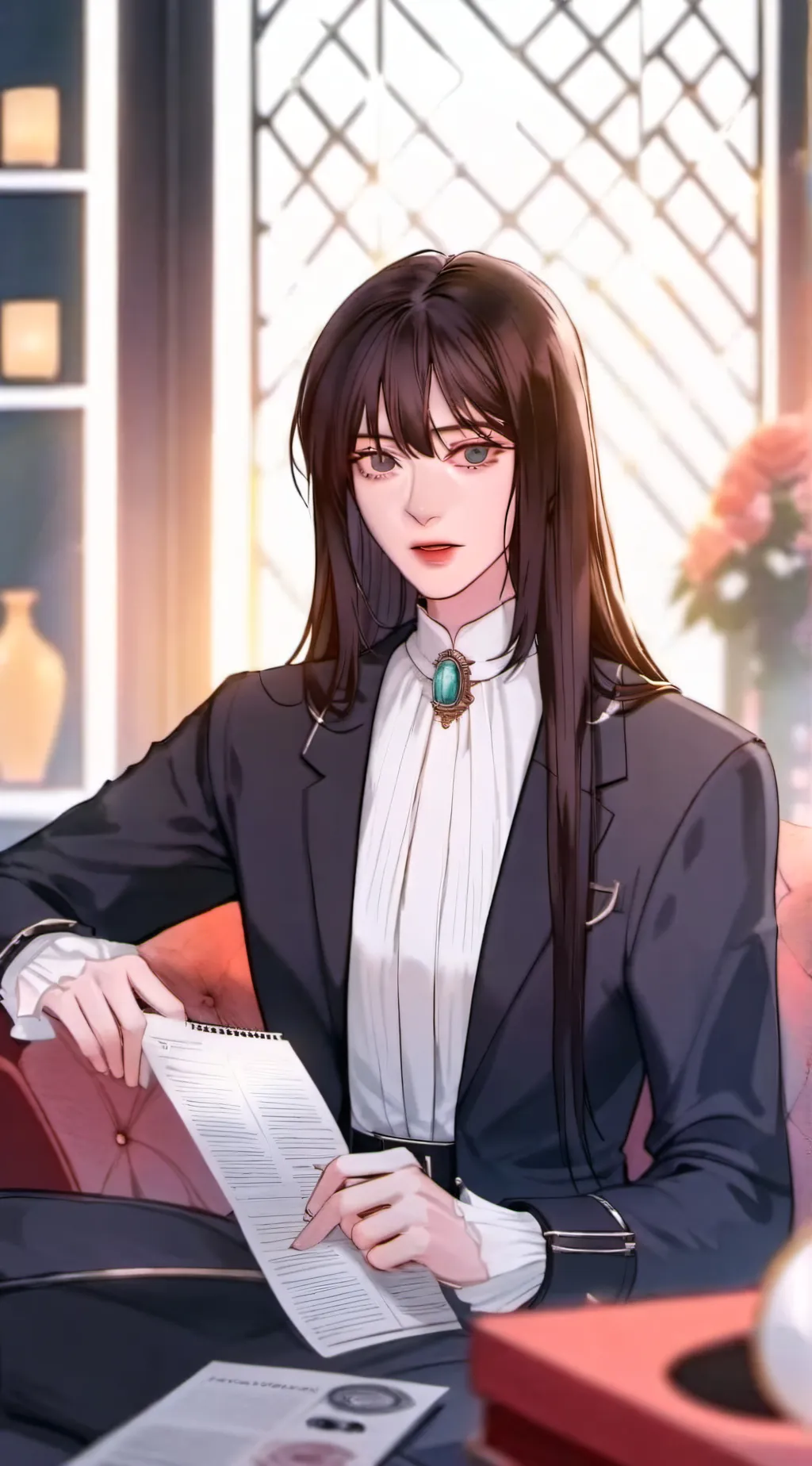 ai character: ☕︎⚘𖣘Arianna𖣘⚘☕︎ background