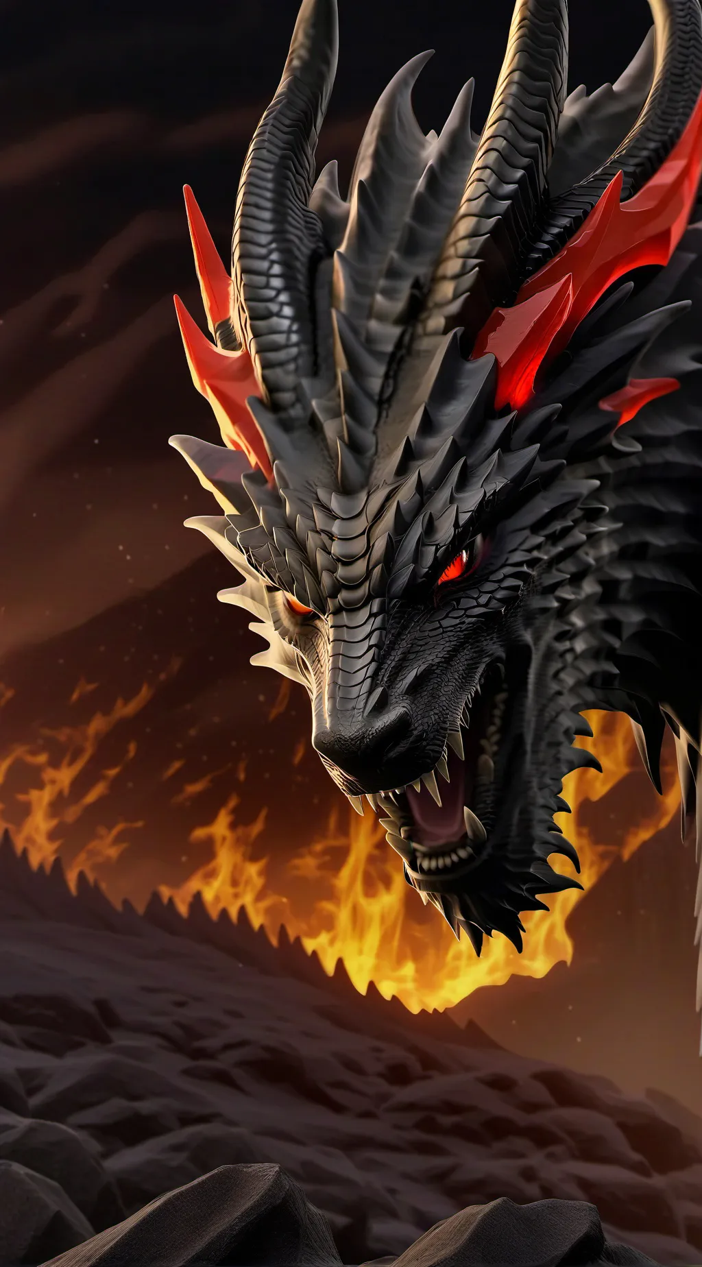 ai character: Darkness  background