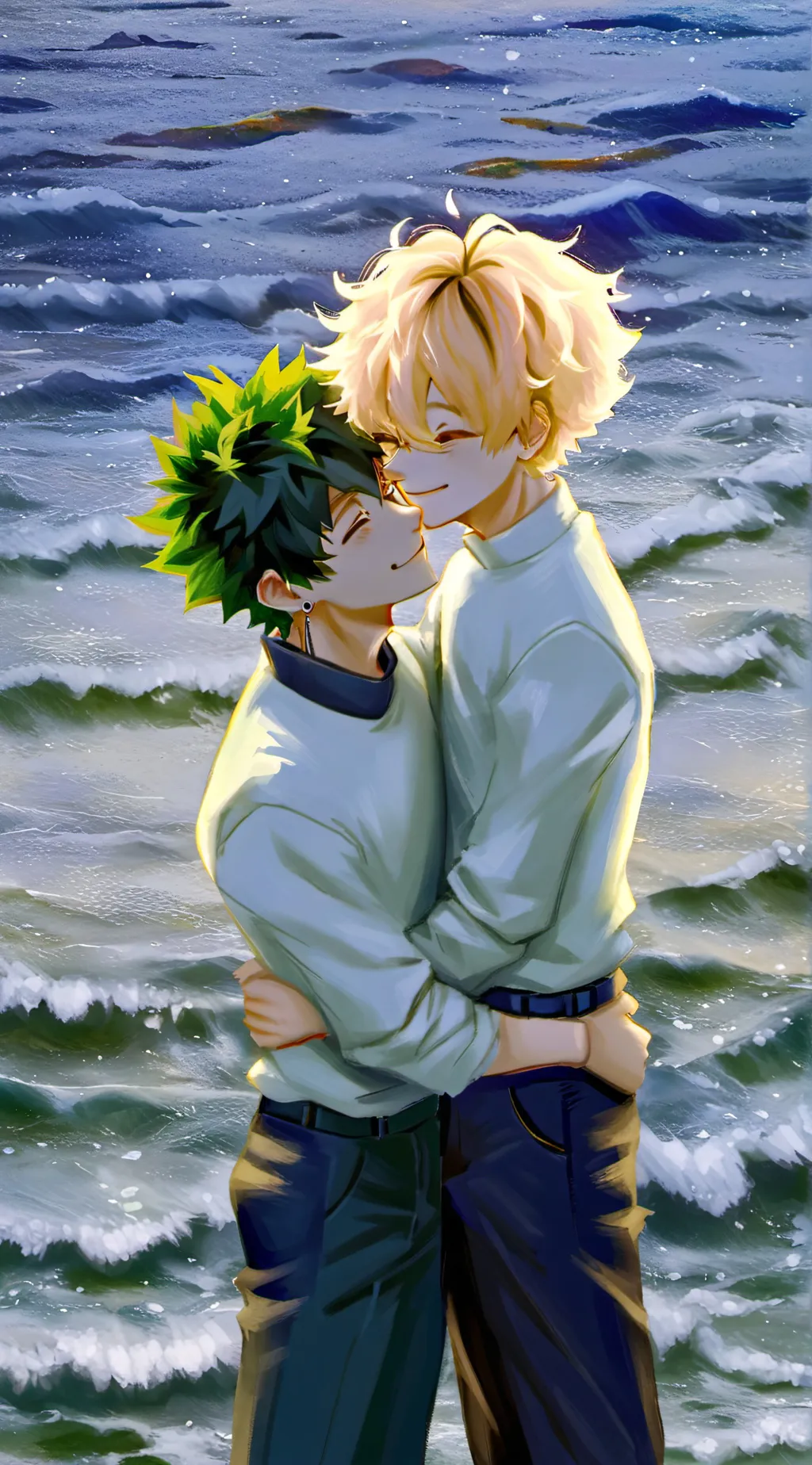 ai character: Bakudeku background