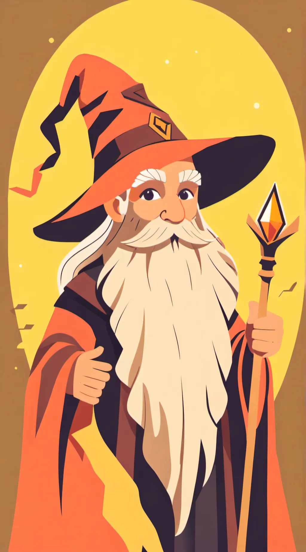 ai character: a wizard  background