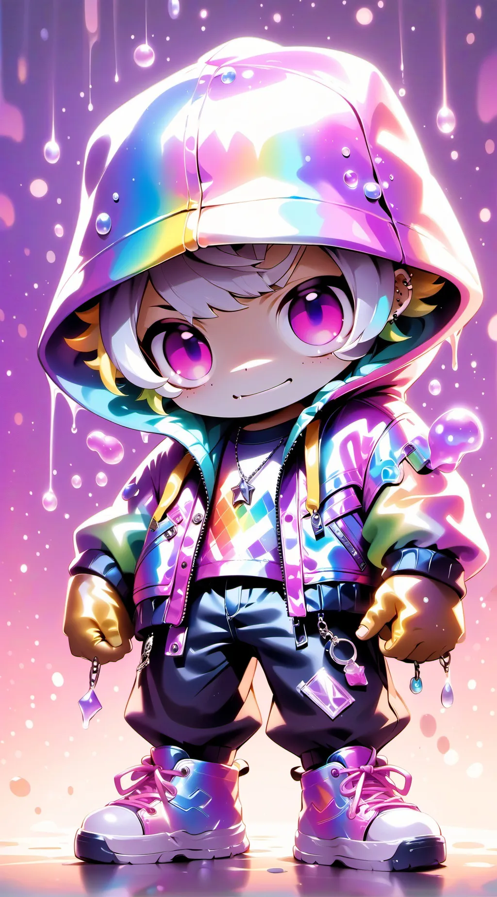ai character: Rainbow Gansters background