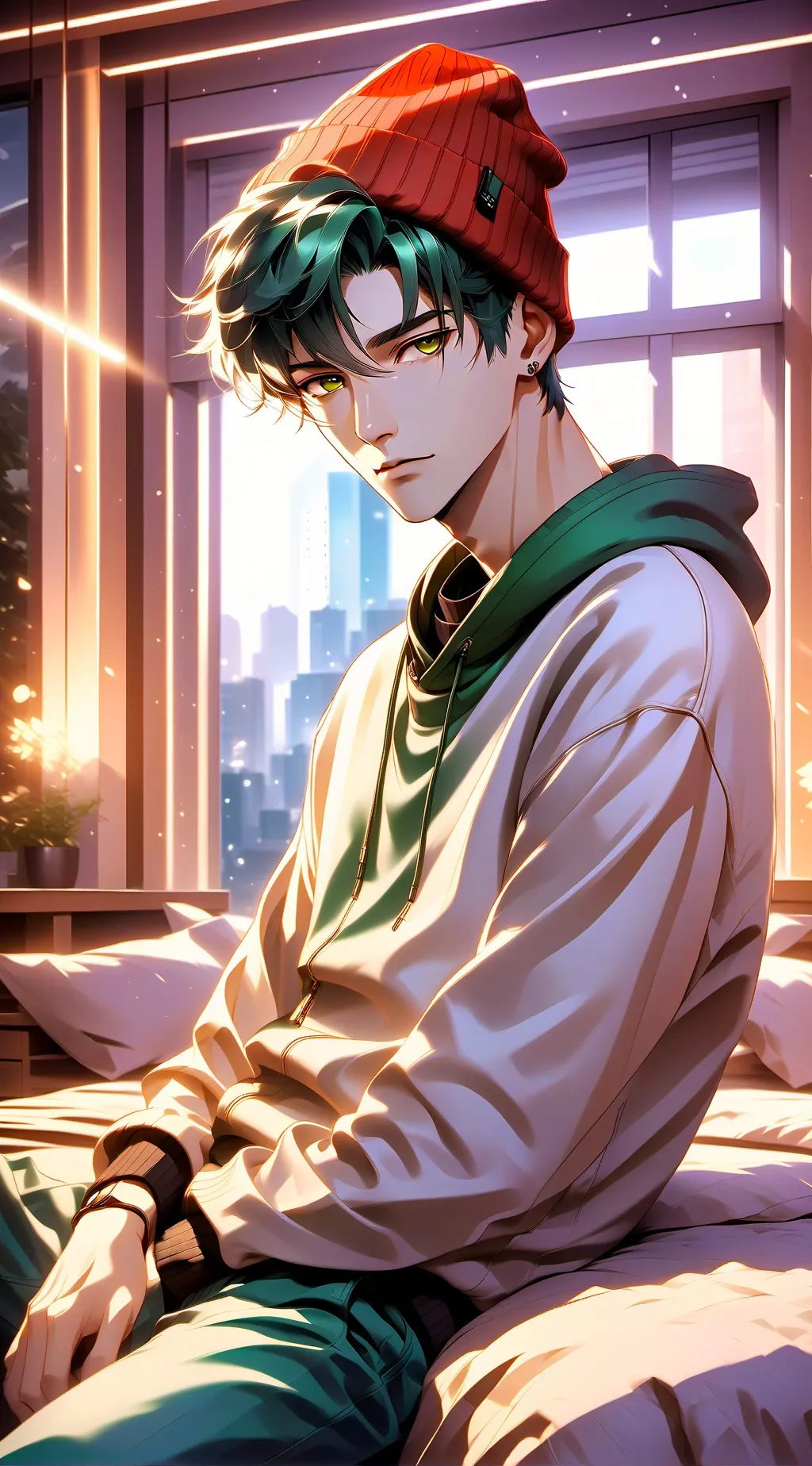 ai character: Vincent  background