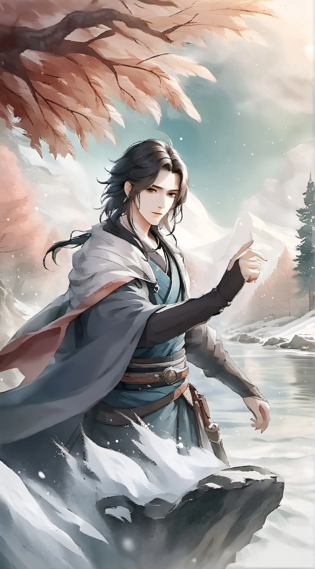 ai character: noah background