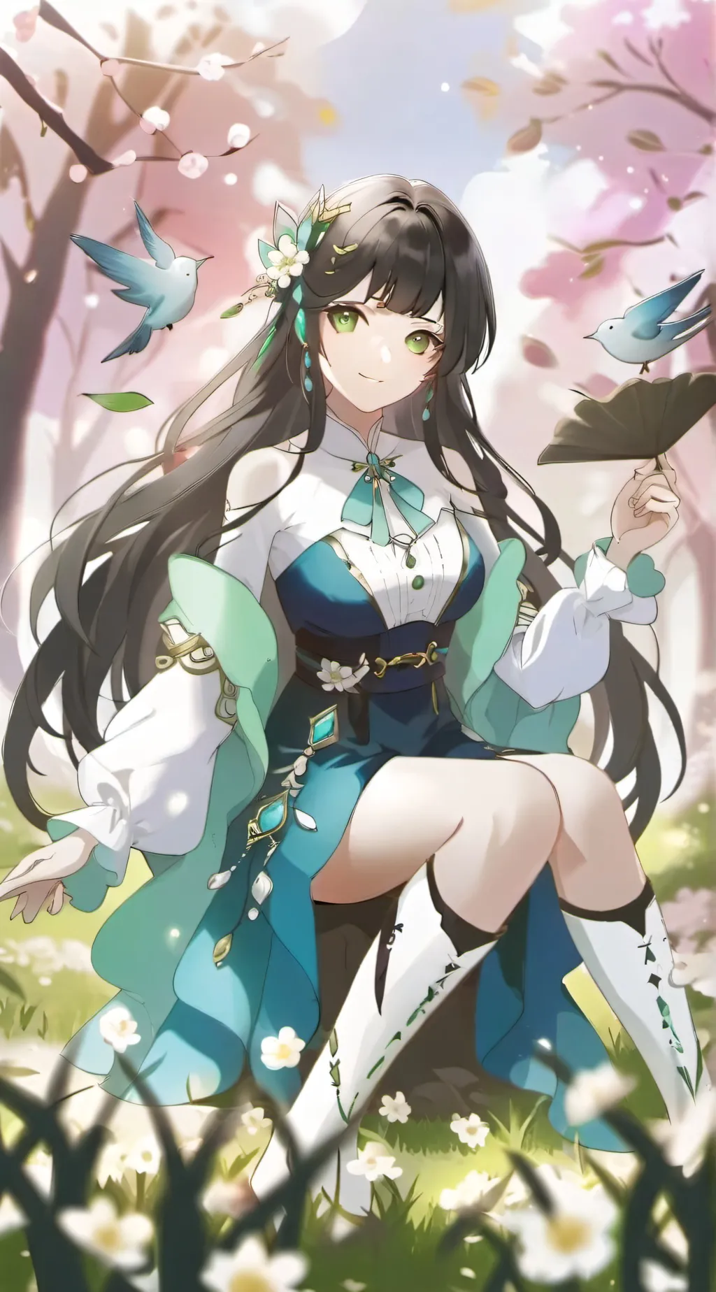 ai character: maría  background