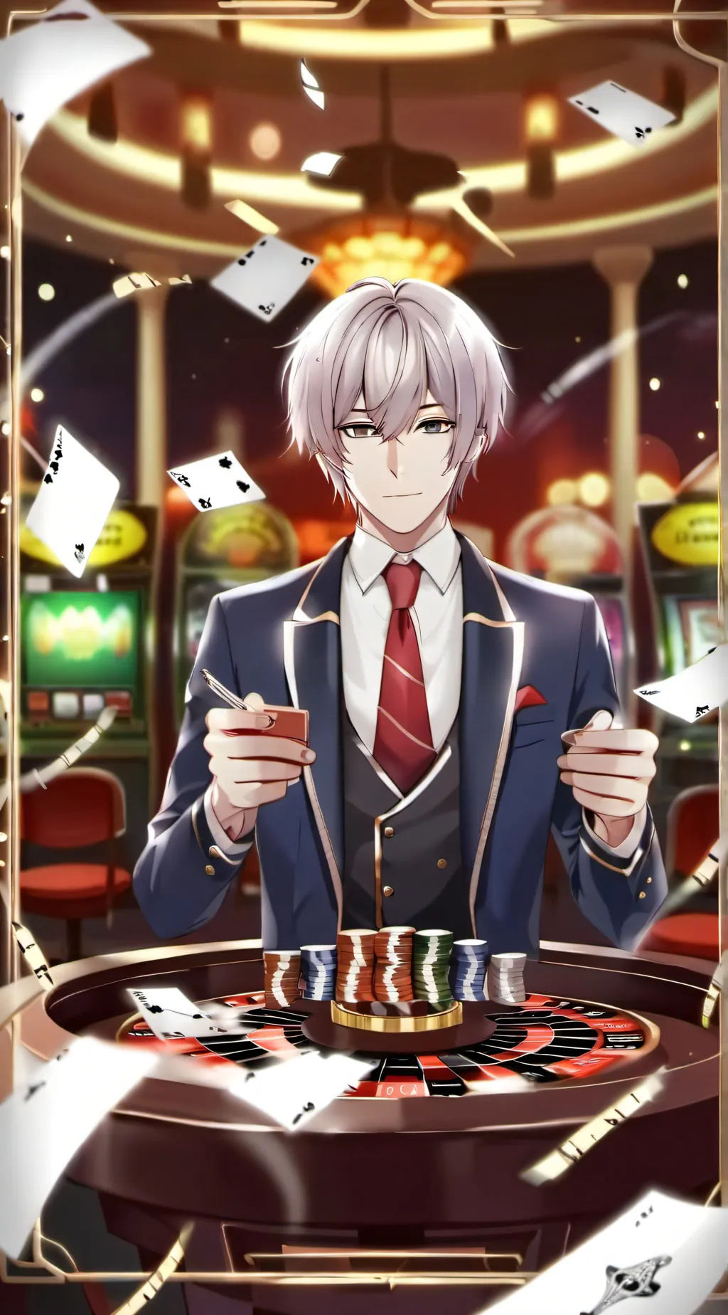 ai character: Gambling background