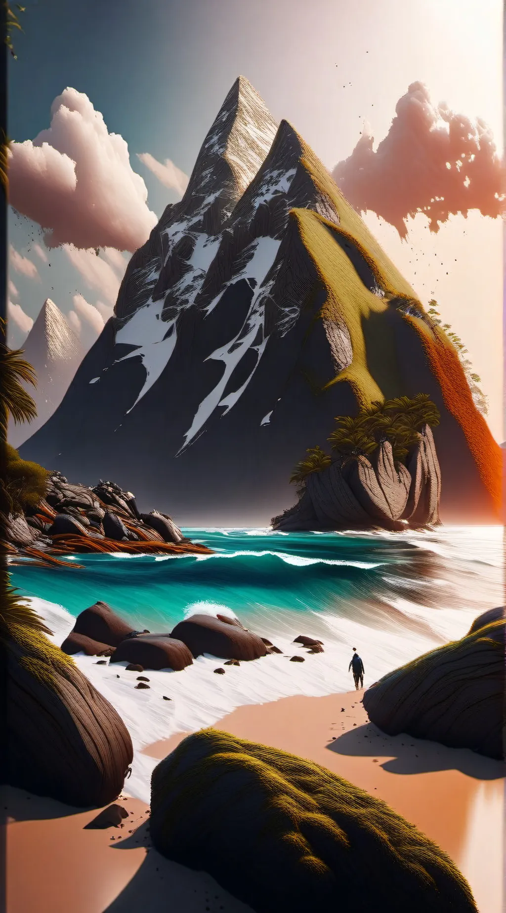 ai character: muzan x tanjiro  background