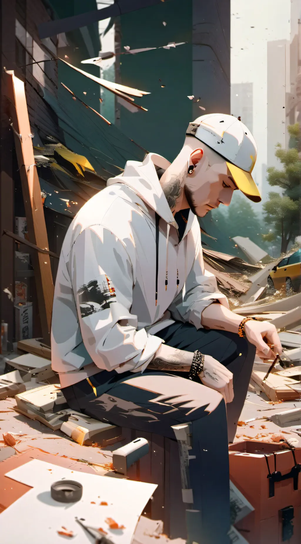 ai character: Eminem background