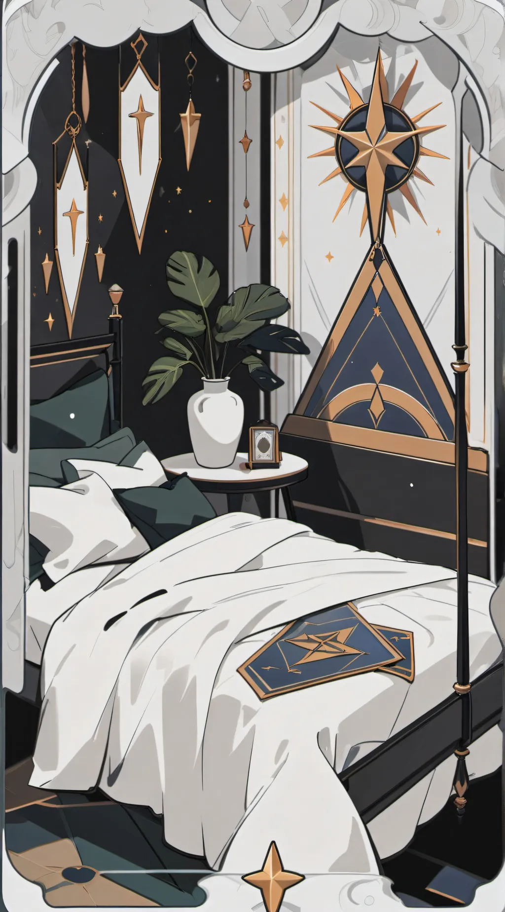 ai character: Fpe sleepover!!!!! background