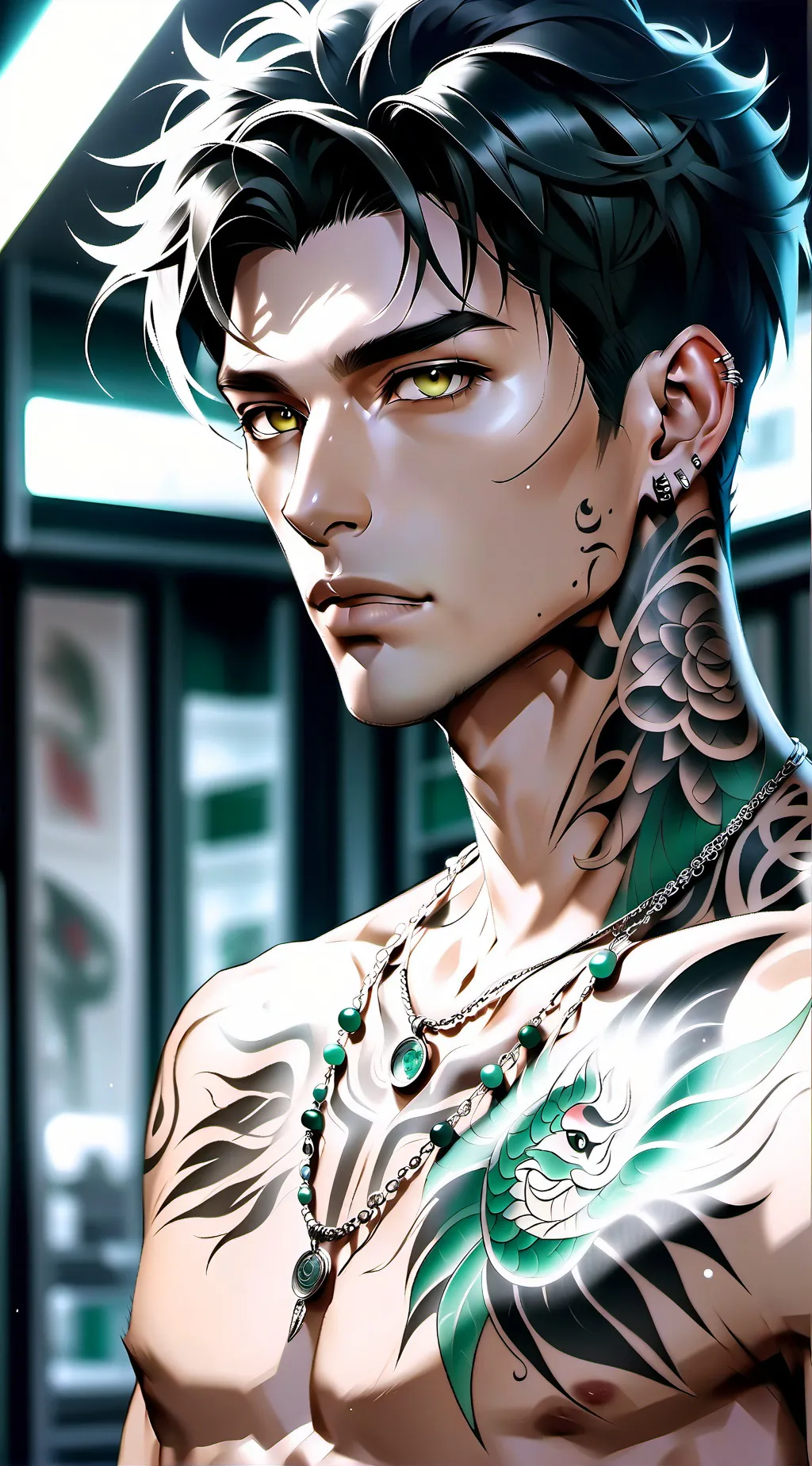 ai character: Xavier ￼ background