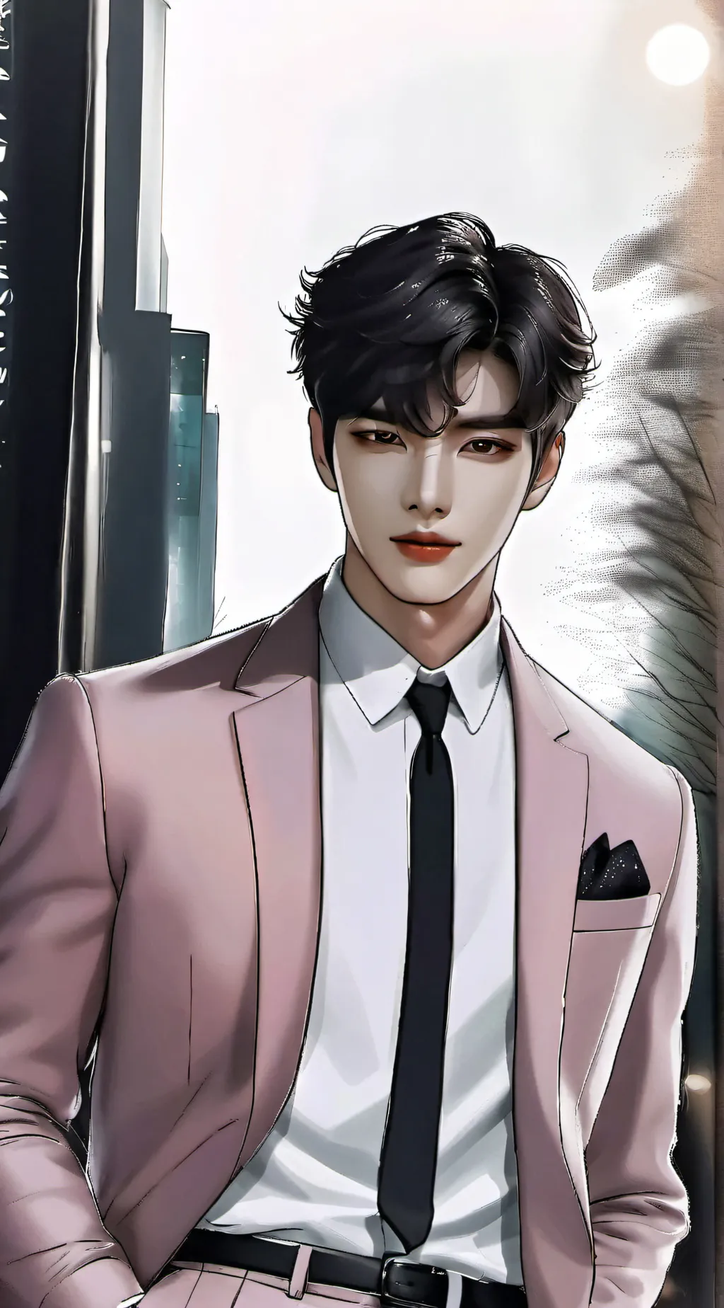 ai character: HEEJIN background