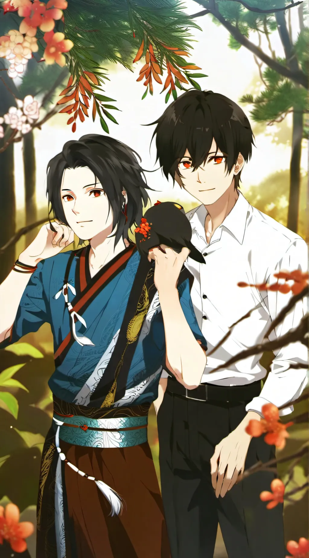 ai character: mahito meets mha background