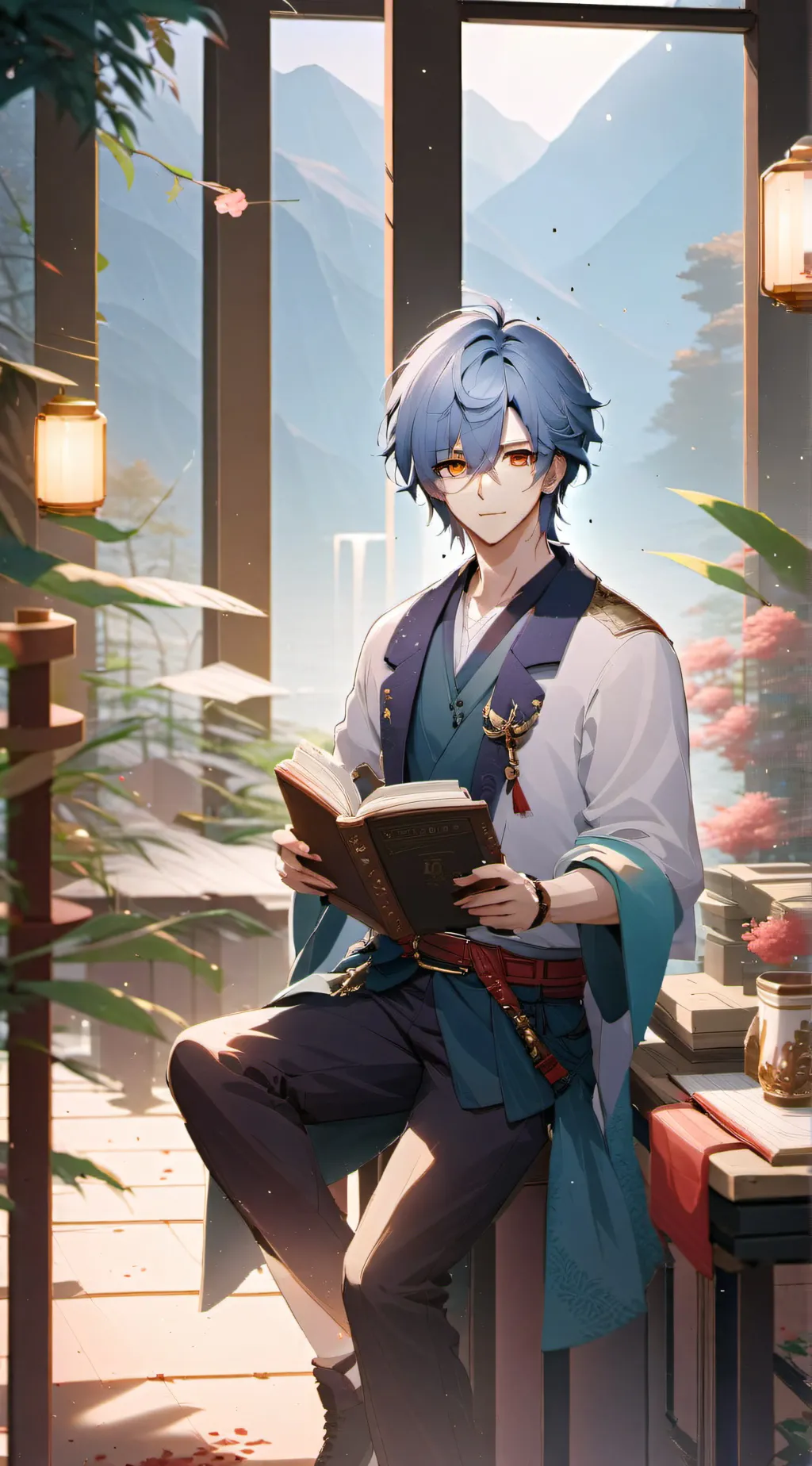 ai character: lari mago background