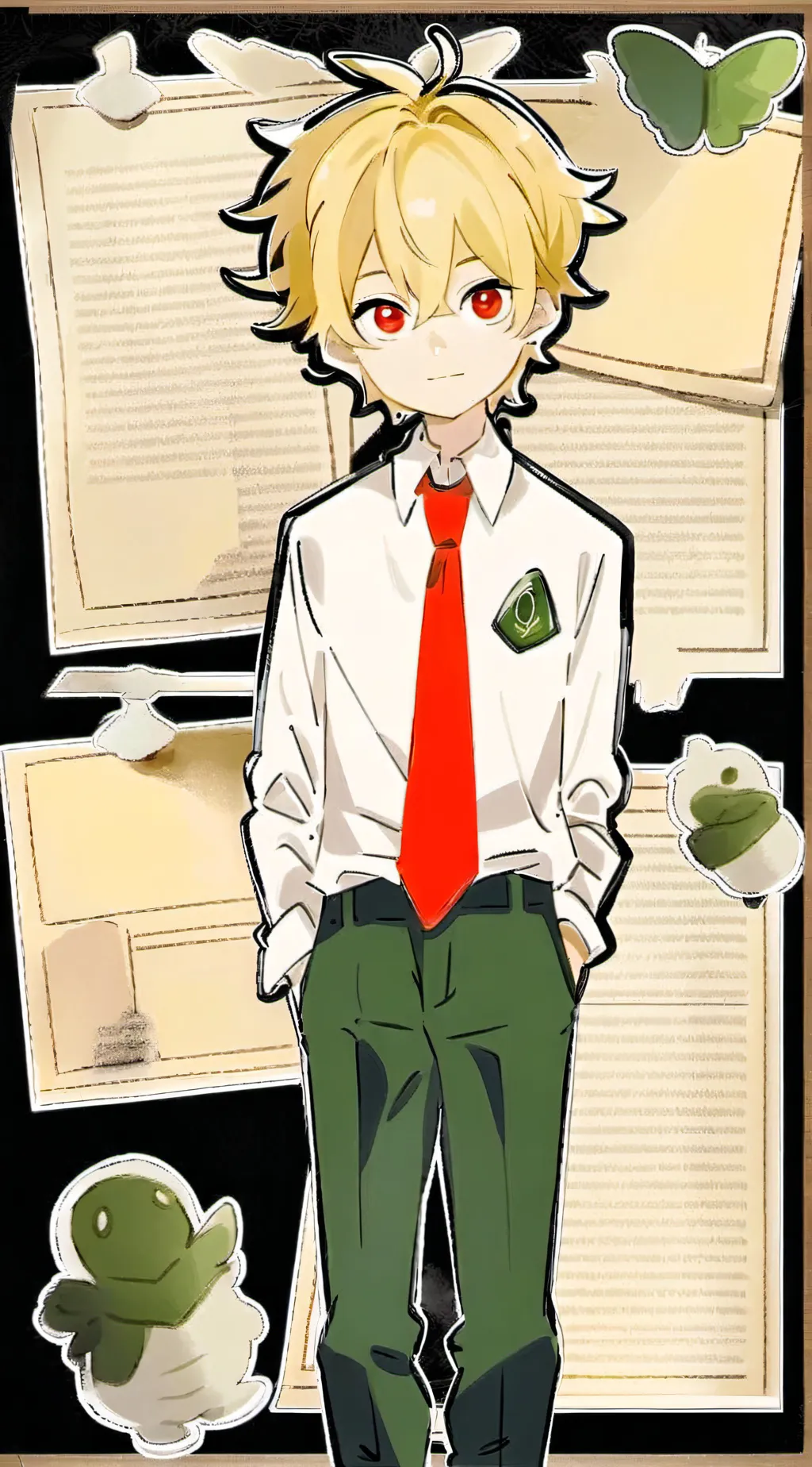 ai character: Mha with y/n! background