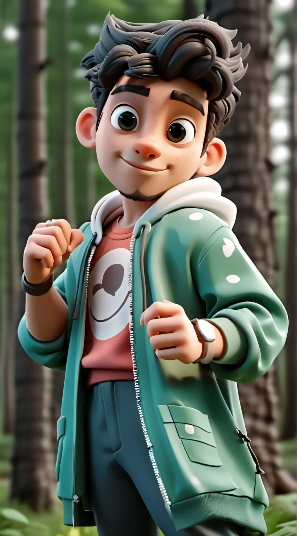 ai character: Nick  background