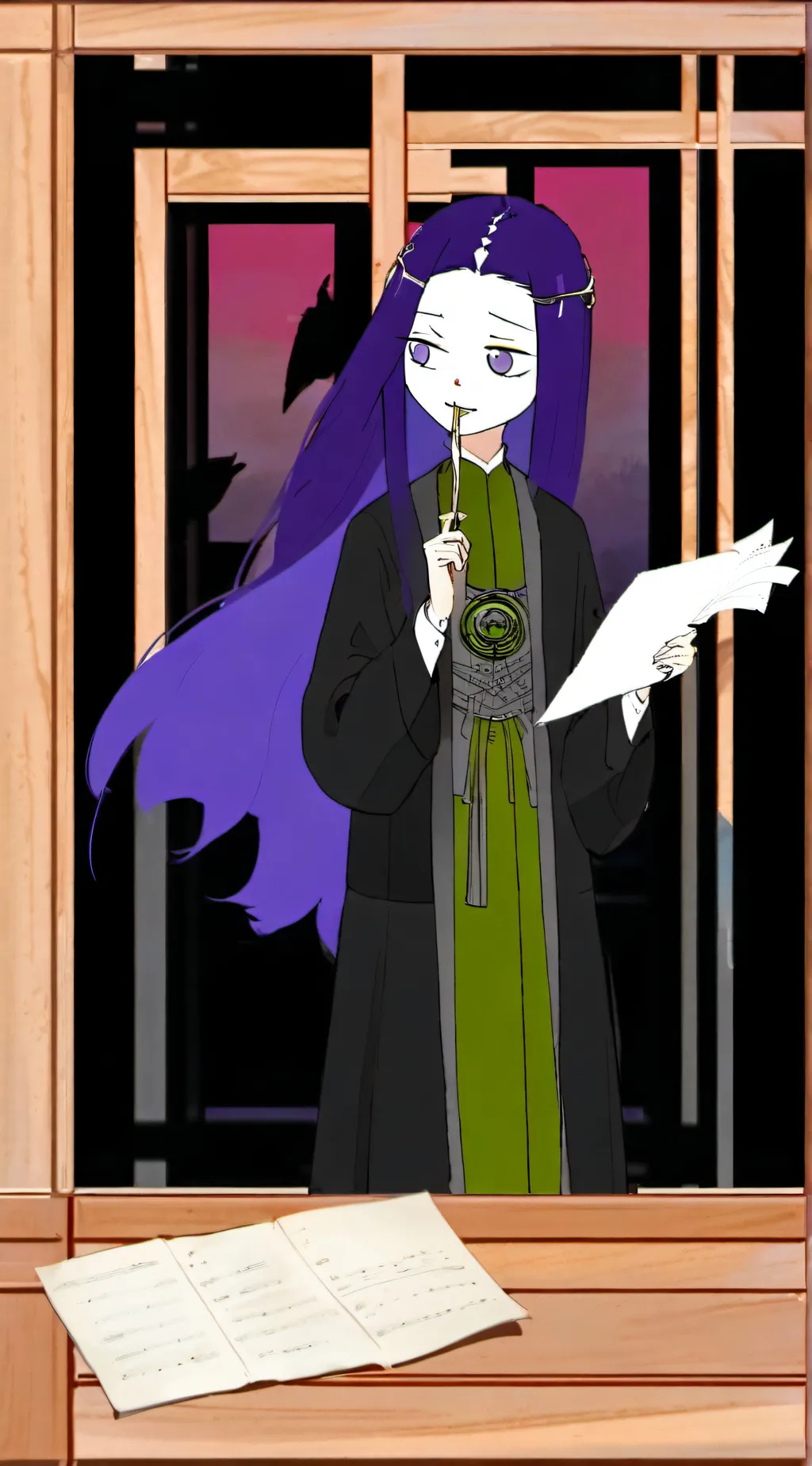 ai character: DJInDisguise(GLMM) background