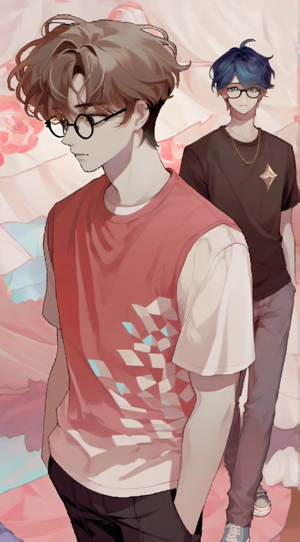 ai character: IM NOT A KISS BOY  background