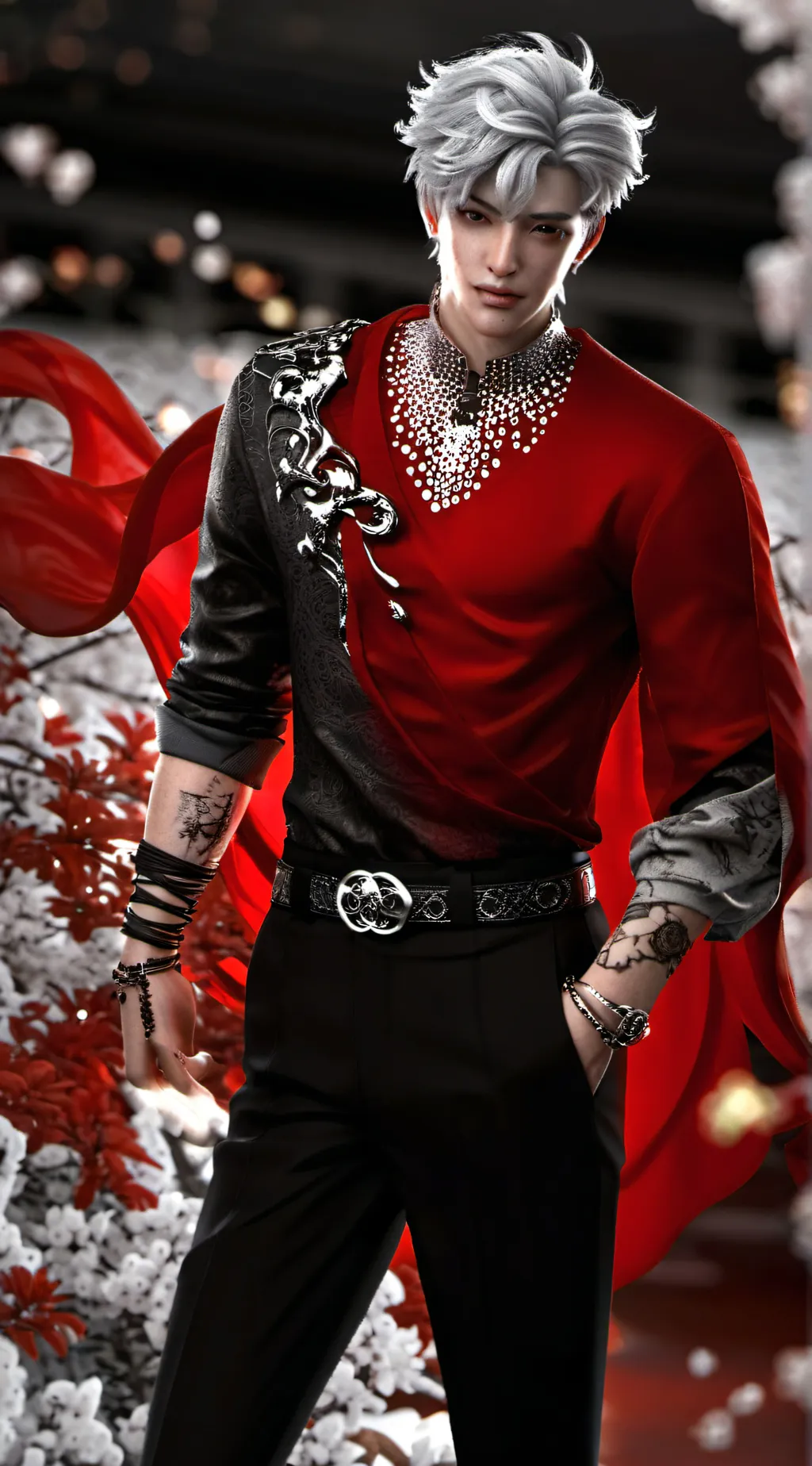 ai character: UHM IDK background