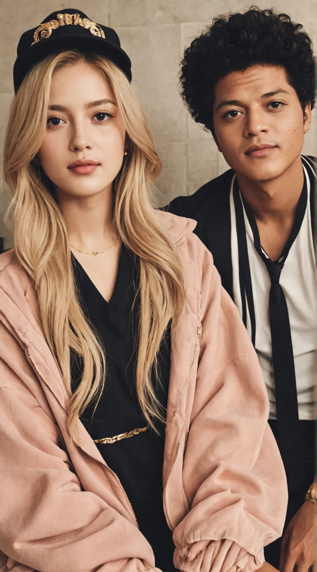 ai character: rose bruno mars background