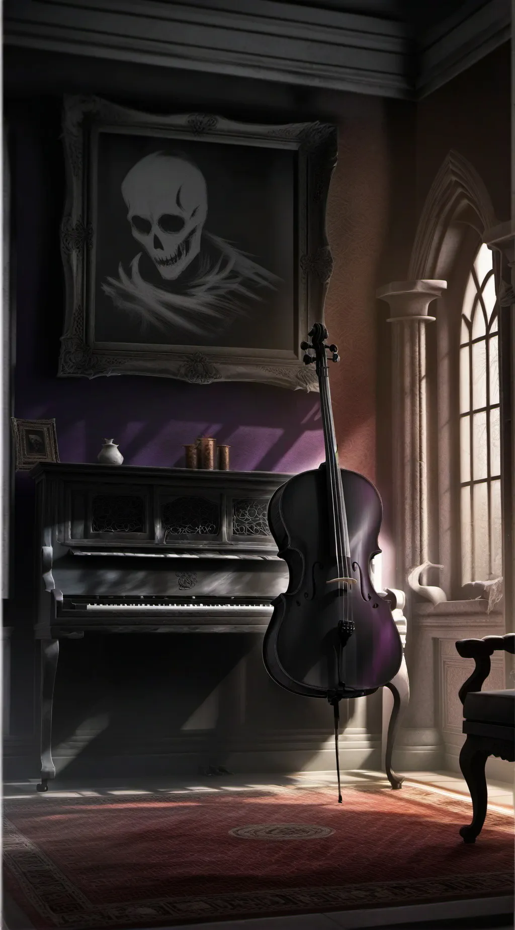 ai character: The Addams Family background