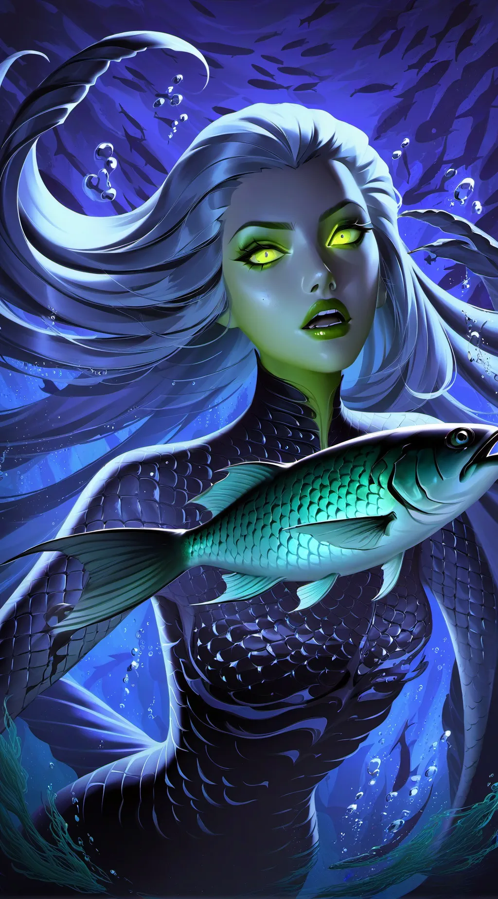 ai character: The siren background