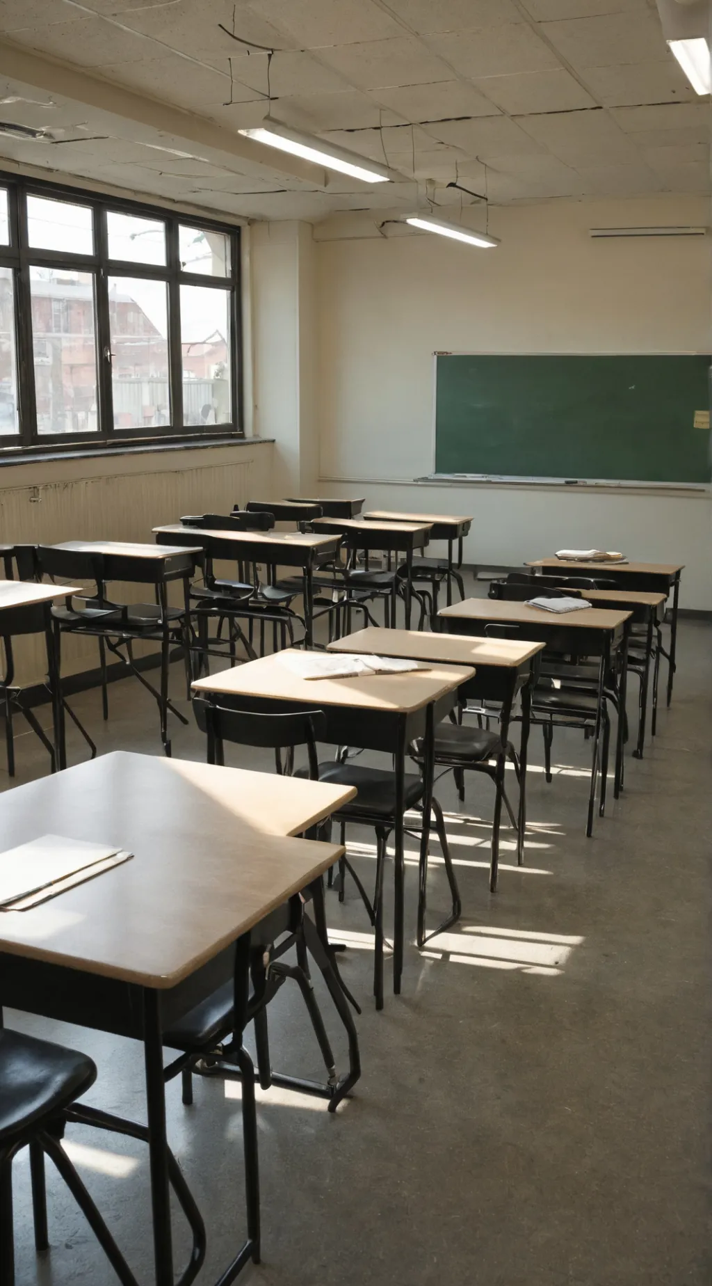 ai character: classroom pick me background